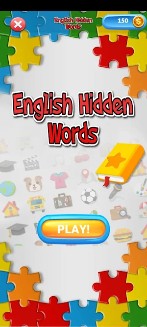 English hidden words Screenshot 0