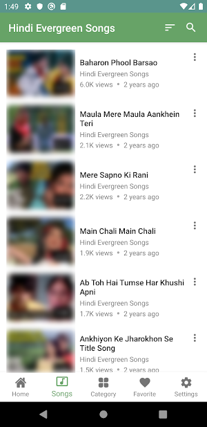 Hindi Evergreen Songs Screenshot 2