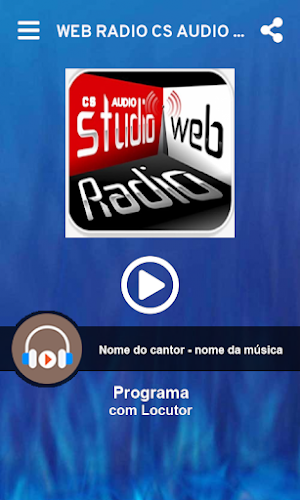 WEB RADIO CS AUDIO STUDIO Screenshot 1