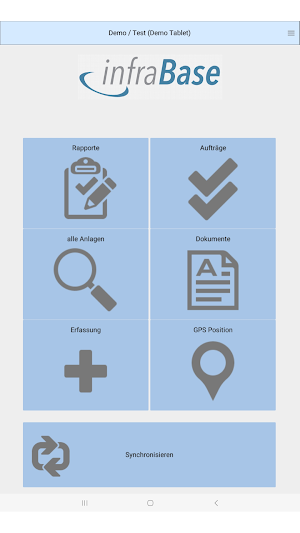 infraBase Mobile Screenshot 0