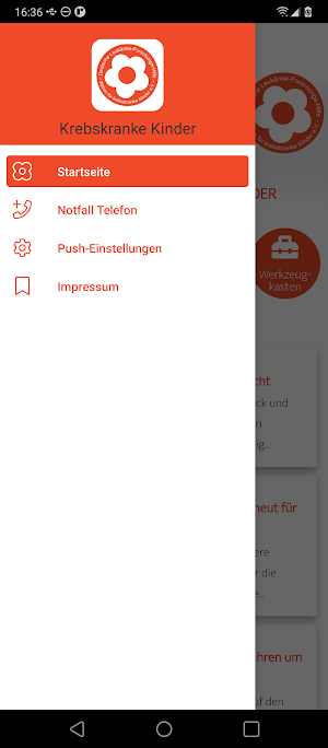 Kinderkrebs APP Mannheim Screenshot 2