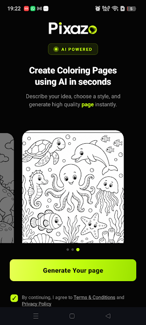 AI Coloring Book Generator Screenshot 0