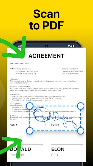 e Signature Scanner, Sign PDF Screenshot 2