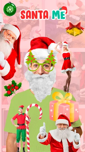 Santa me – christmas frames Screenshot 1