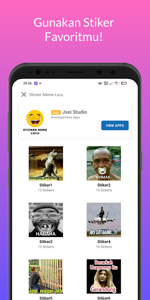 Sticker WA Meme Lucu Screenshot 0