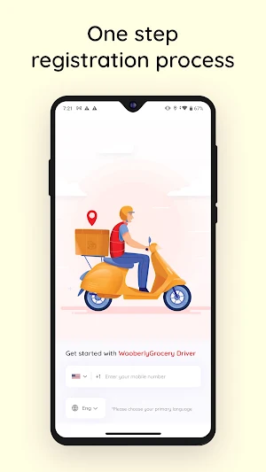 WooberlyGrocery Driver Screenshot 1