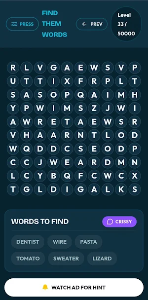 FIND THEM WORDS Screenshot 3