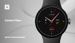 Carbon Fiber Watch Face Screenshot 0