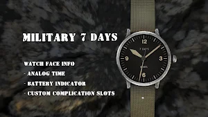 Military Watch Face 04 Screenshot 1