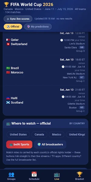 World Cup 2026: Live & Predict Screenshot 3