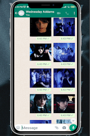 Wednesday Addams Stickers 2023 Screenshot 0