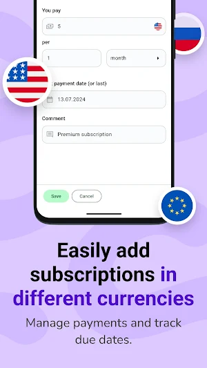 SmartSubs Subscription Manager Screenshot 1