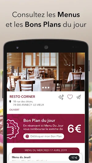 Menu Du Jour MDJ Screenshot 0