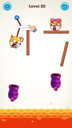 Rope Dog - Cut To Save Screenshot 1