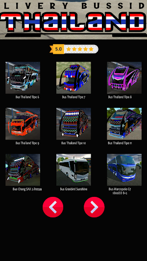 Livery Bussid Thailand Screenshot 2