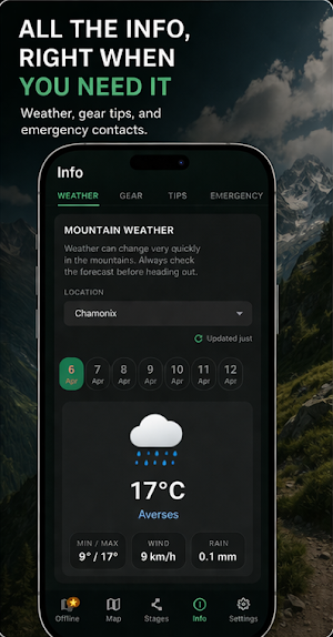 Tour du Mont-Blanc – GR® TMB Screenshot 2