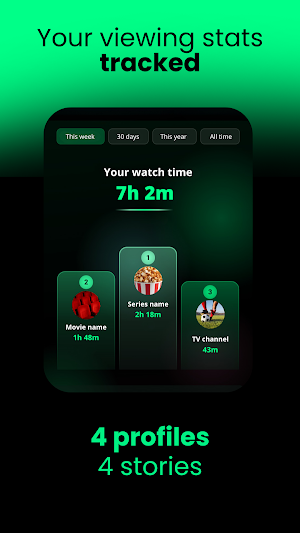 qpTV - Smart IPTV Media Player Screenshot 2