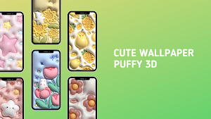 Cute Wallpaper 3D Puffy Screenshot 0