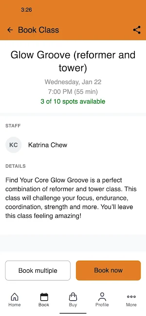 Glow Pilates SG Screenshot 2