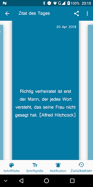 Zitate, Sinnsprüche - Zitag de Screenshot 0