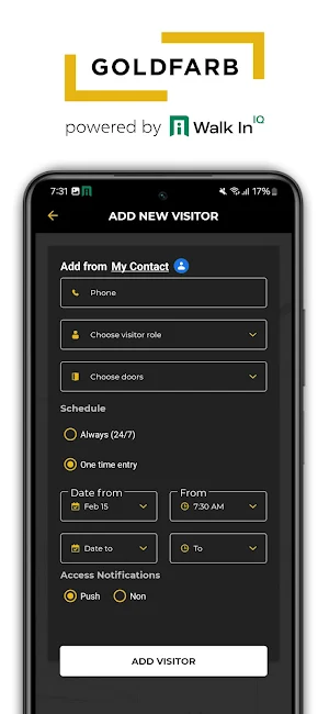 Goldfarb Connect Screenshot 1