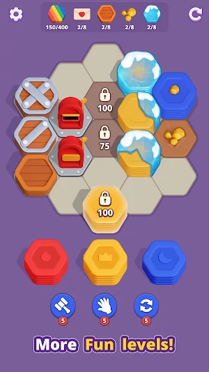 Hexa Sort Journey Screenshot 3