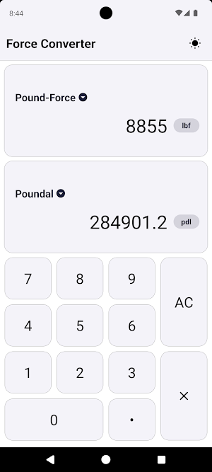 Force Converter Screenshot 0