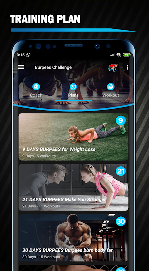 Burpee Workout : 30 Day Burpees Challenge PRO Screenshot 2