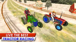 India vs Pakistan Tractor Racing game Screenshot 2