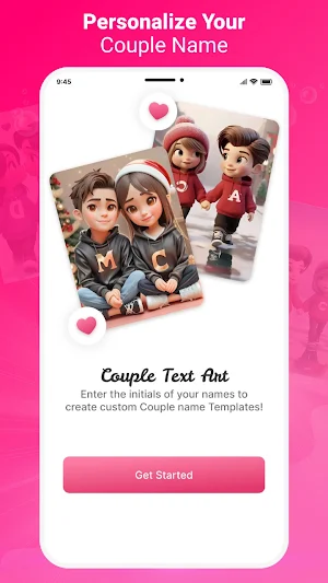 Couple name on photo Screenshot 0