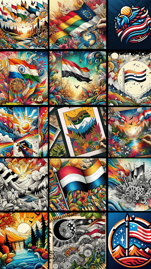 Flag Coloring: Color By Number Screenshot 2