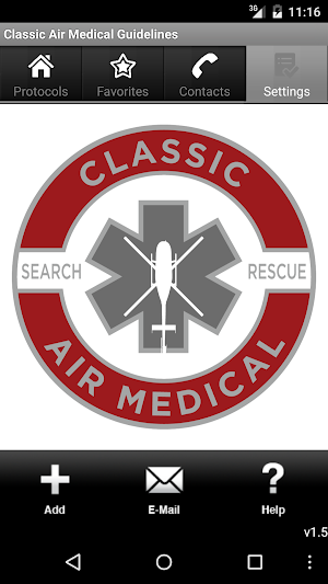 Classic Air Medical Guidelines Screenshot 0