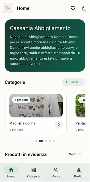 Cassani Abbigliamento Screenshot 0