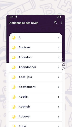 Dictionnaire des rêves Screenshot 1