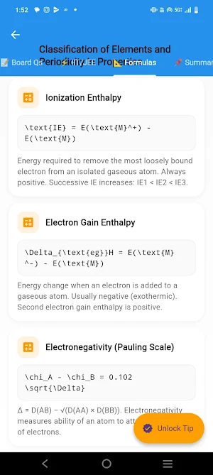 Chemistry Tutorials & Concepts Screenshot 1