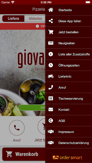 Pizzeria Giovanni Wieselburg Screenshot 2