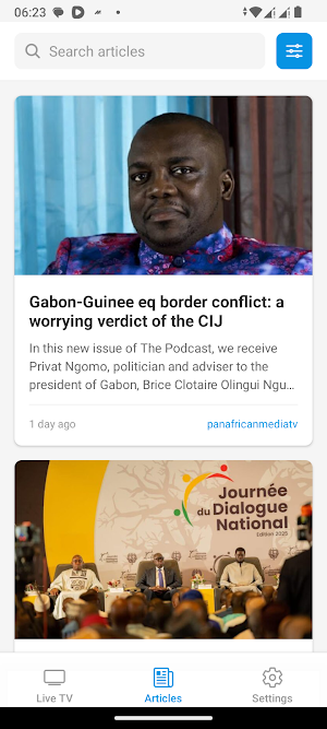 Panafrican Media TV Screenshot 1
