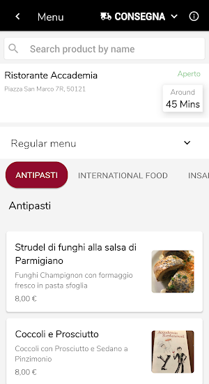 Ristorante Accademia Screenshot 1