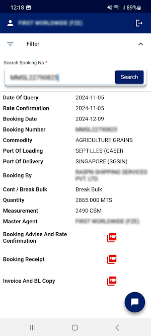 MasterMarineShipping Screenshot 2