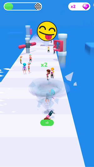 Human Tornado Rush 3D Screenshot 0