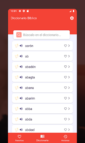 Diccionario Bíblico Screenshot 1