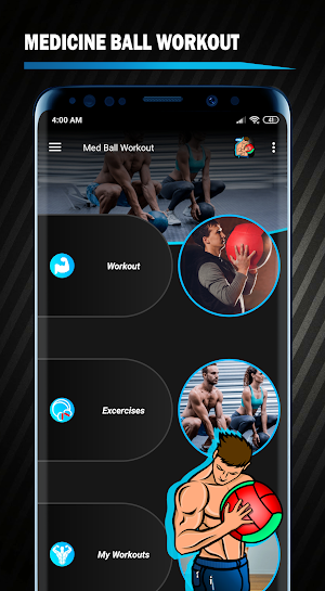 Medicine ball workout : weight ball exercise Screenshot 0