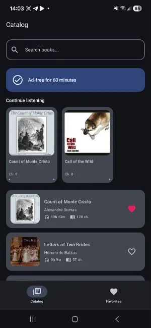 Audiobooks Classic Books Screenshot 2