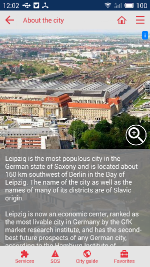 Leipzig city guide Screenshot 2