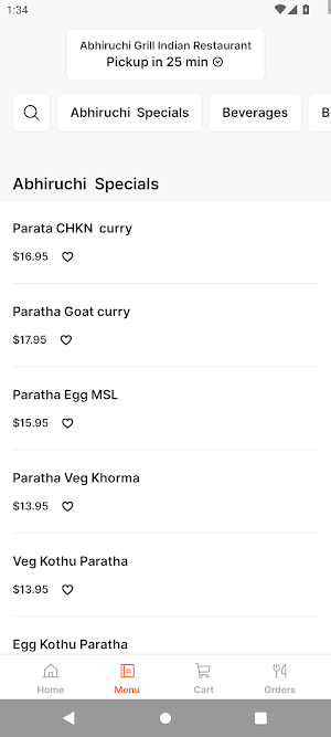 Abhiruchi Grill Screenshot 1