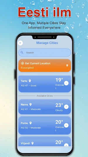 Estonia Weather Forecast Screenshot 3