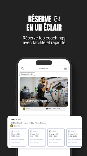 NG Sport - Coaching et EMS Screenshot 1