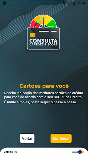 Cartões e Score - Aprova Fácil Screenshot 2