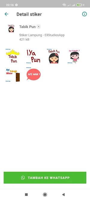 Stiker Lampung Lucu Screenshot 2