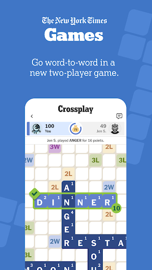 NYT Crossplay: Play and Spell Screenshot 0